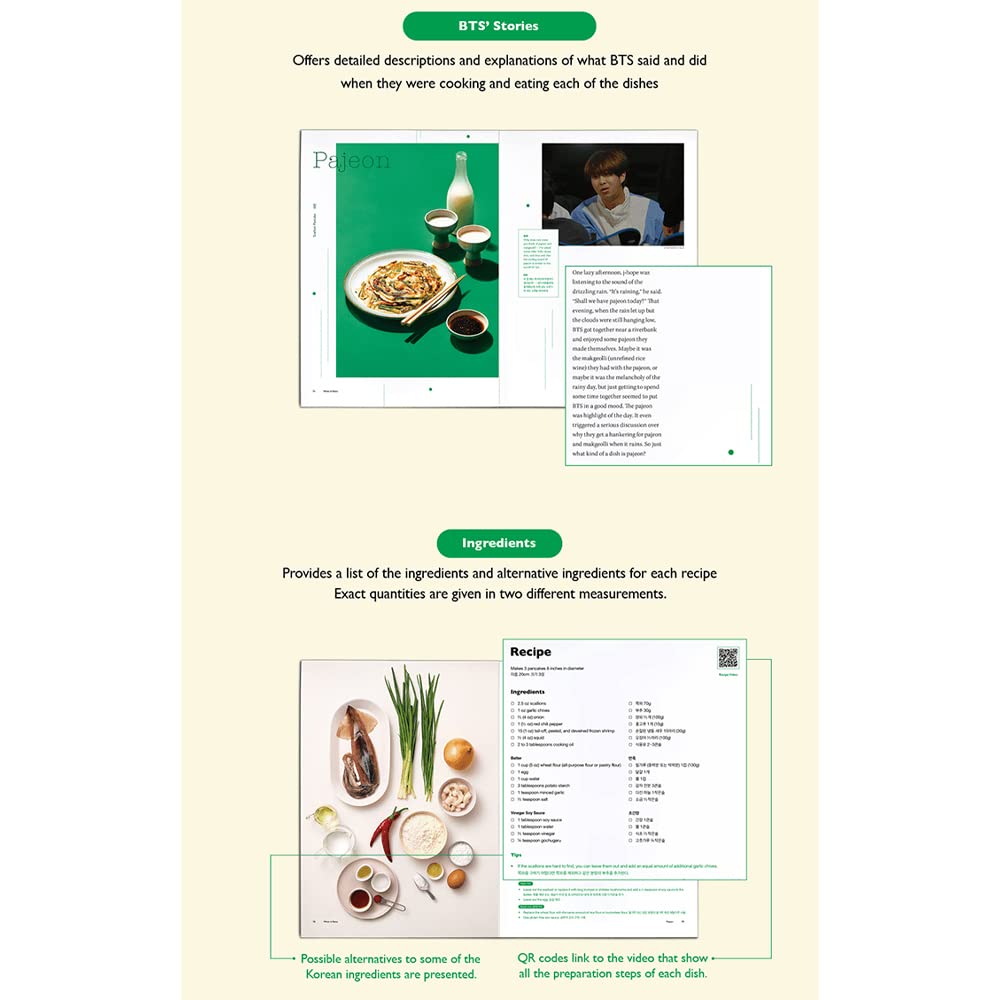 dreamus BTS - RECIPE BOOK + Mini Photo Frame, (BTSRCPBOOK